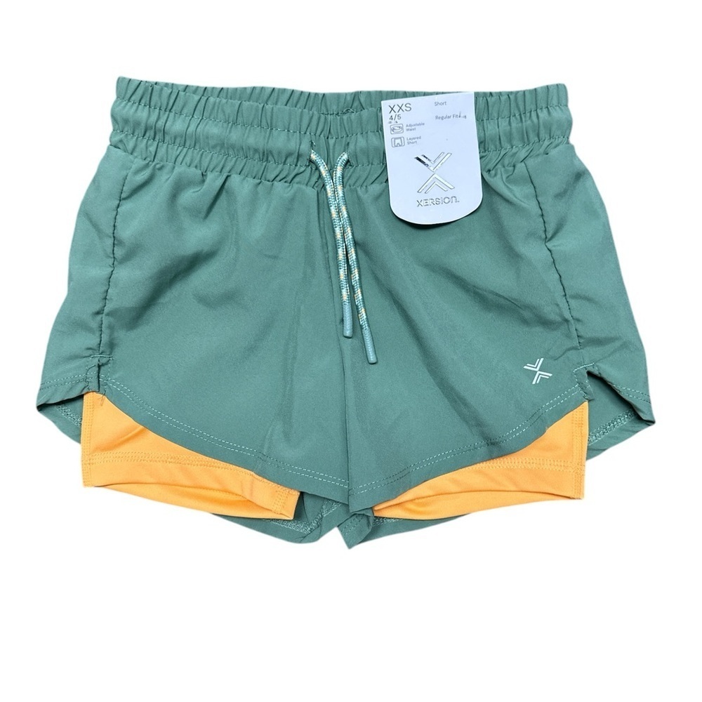 Xersion - NWT - Green and Yellow Athletic Shorts